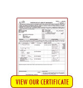 Always make sure a contractor is insured